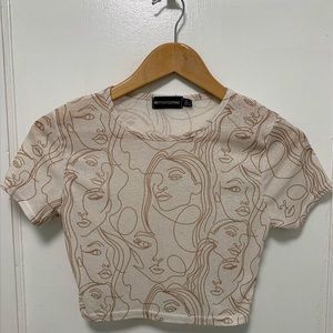 Sheer Artistic Baby Tee